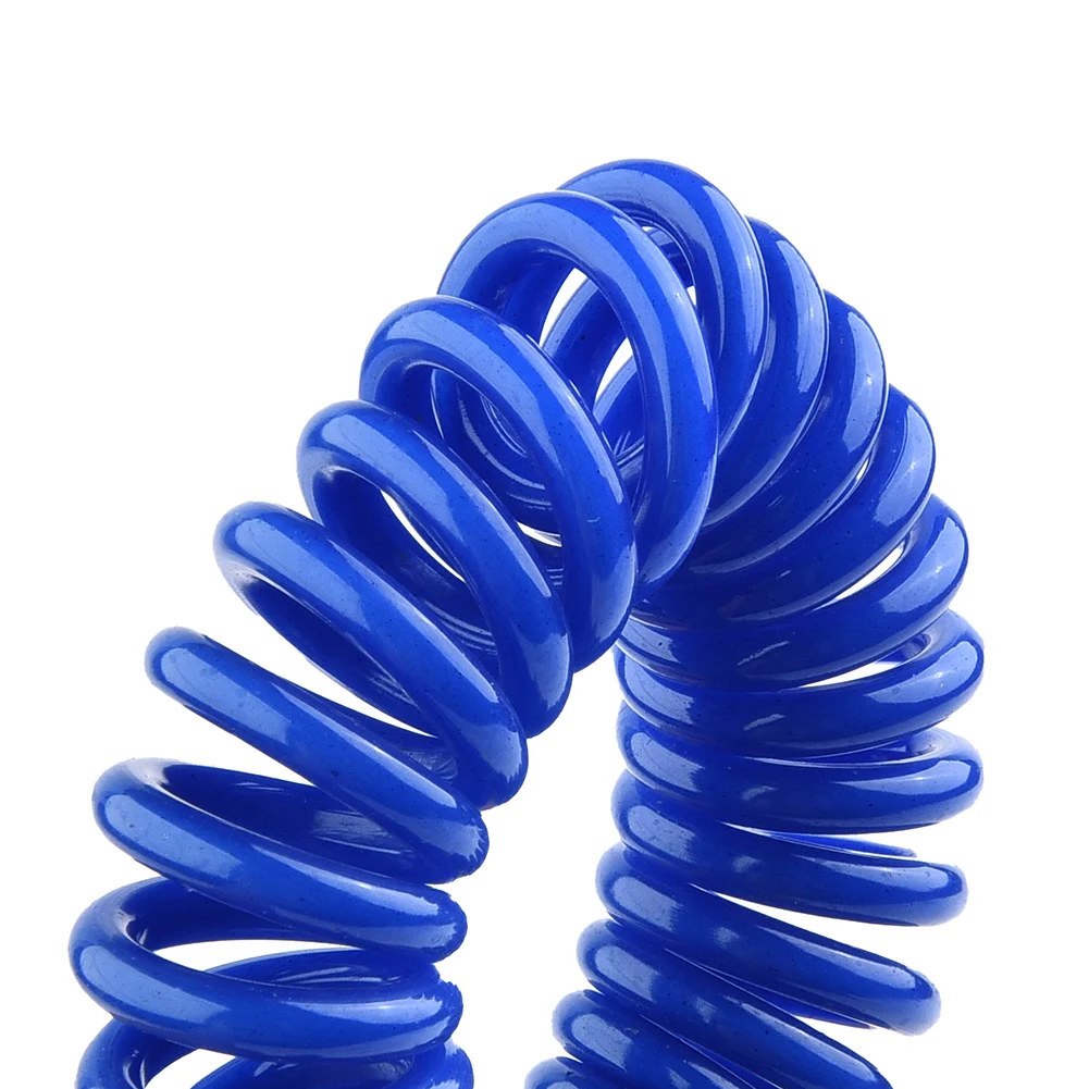 1.6m Floating Safety Lanyard Rope With Rotating Spring Hook TPU+PVC Blue Motorboat -Emergency Shutdown Rope For Honda