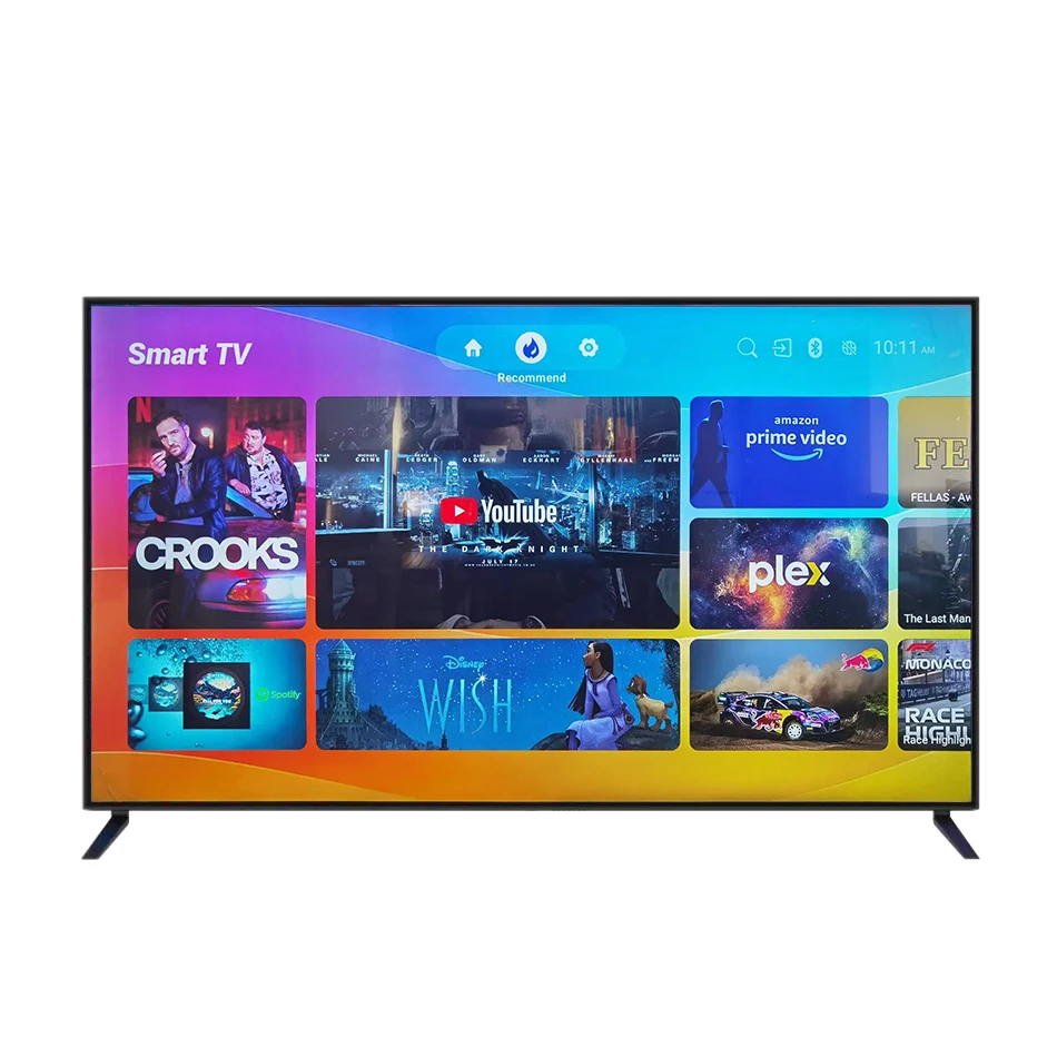 

98 Inch Smart LED TV Shatterproof 4K HDR Television with Metal Frame 100 110 115 Inch Options Available