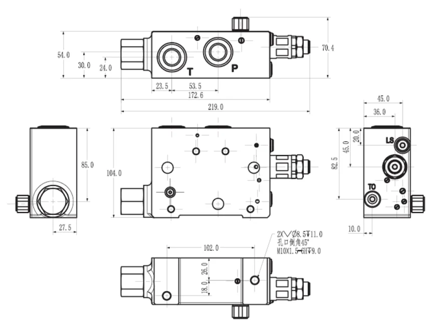 RYAN Enticing Price Hydraulic Proportional Valve For Drilling Machine With Hydraulic Control