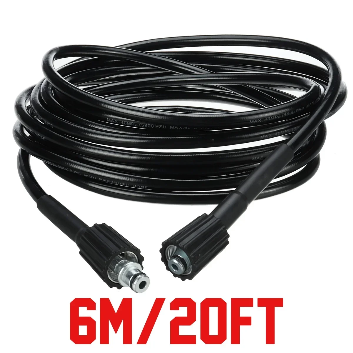 Wąż do myjki ciśnieniowej 40MPa 5800PSI 6/10/15/30M, przewód, przedłużka do mycia samochodu, wąż do czyszczenia wodą
