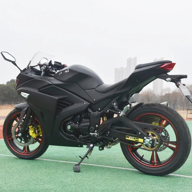 USA High Speed 130km/h Adult Fashion Two Cylinder Water Cooled 400cc Gas Motorbike Racing Motorcycle For Sale