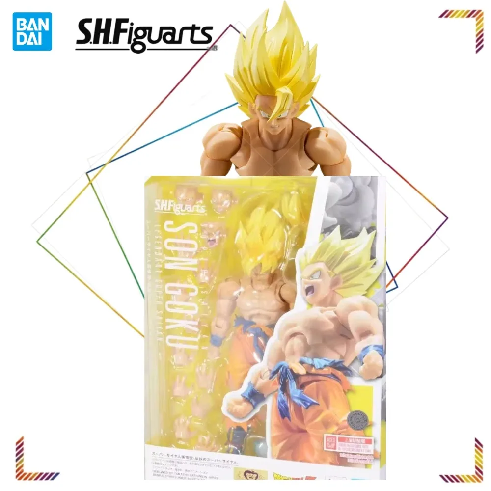 

BANDAI S.H.Figuarts Super Saiyan Son Goku Action Figure Legendary Super Saiyan SHF Dragon Ball Z Collectible Model Toy