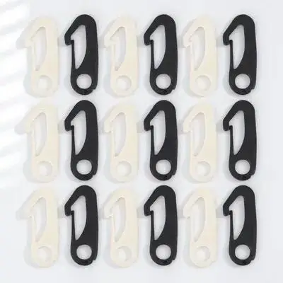 

50Pcs Flag Pole Snap Clips Plastic Water Resistant Flagpole Fastener Tent Outdoor Accessories Flag Pole Snap Clips