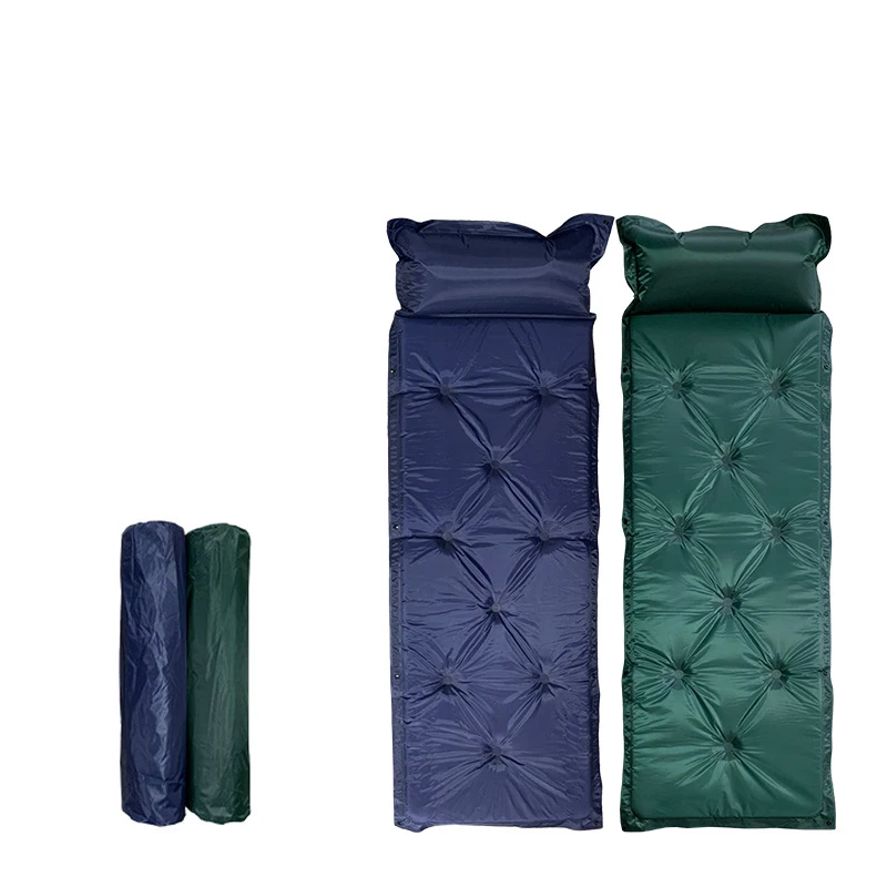

PVC Self-Inflating Insulated Camping Mattress Foam Sleeping Pad with Pillow for Hiking and Outdoor Activities