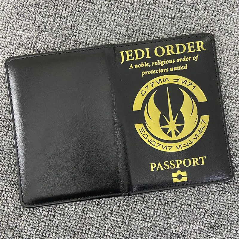 New Galactic Empire Passport Cover Intergalactic Passport Holder Pu Leather Travel Wallet Document Organizer Covers