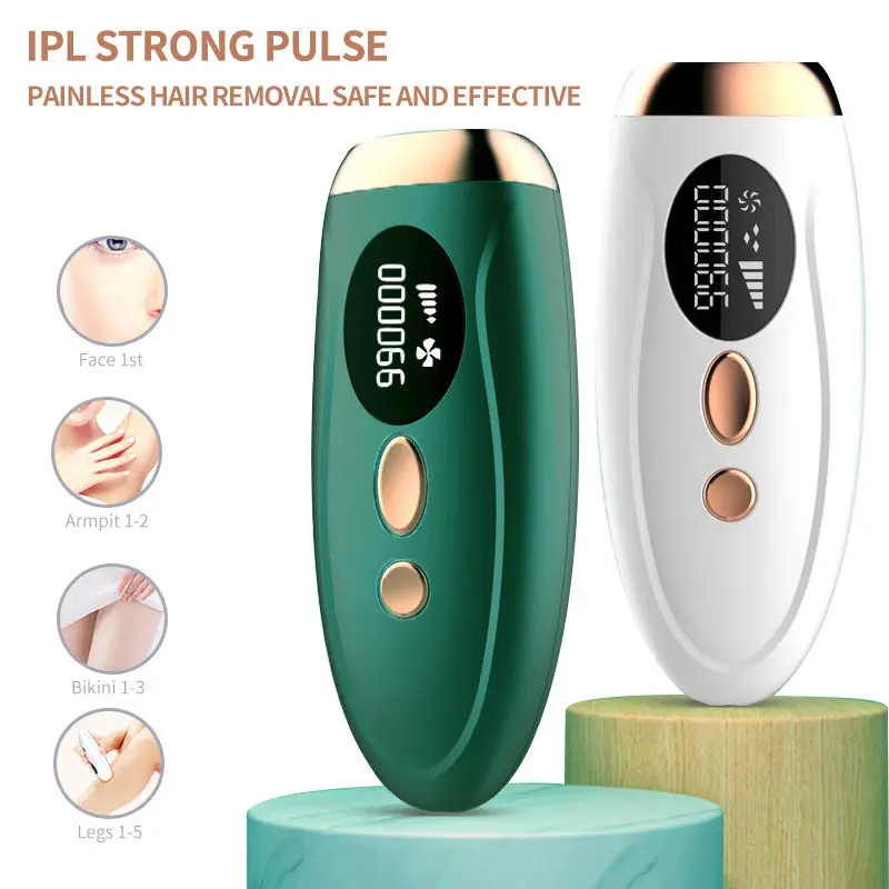 

999900 Flash Laser Hair Removal Portable IPL Epilator Permanent Painless Bikini Trimmer Home Used Hair Remove Device