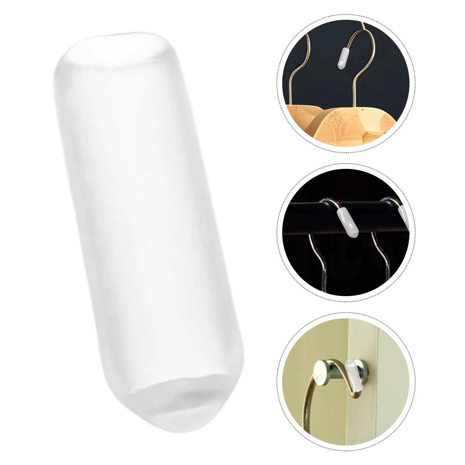 500Pcs Transparent Screw Protector Tips Clothing Hanger End Caps Flexible Bolt Thread Safety Covers for Furniture Leg Caps Wire