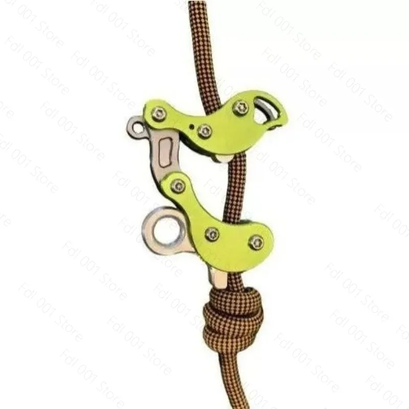 Outdoor Mechanical Climbing Grasping Knot Pulley Manual Ascending Descending Device for Work Empty