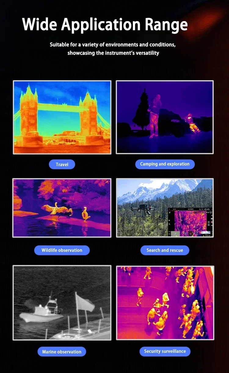 2025 384*288 Thermal Scope Night Vision 4X Hunting Night Vision Hunting Thermal Night Vision