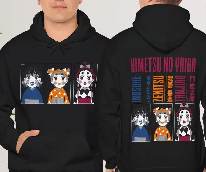 

Demon Slayer Kimetsu no Yaiba anime Manga hoodie