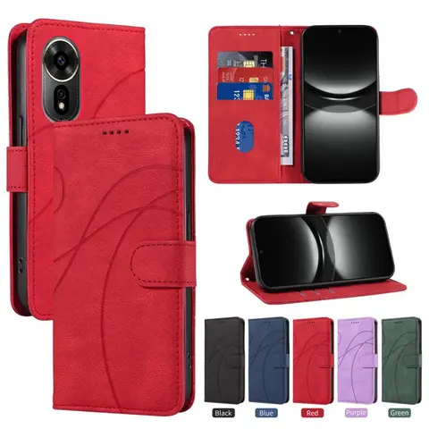 Funda de cuero tipo billetera para Huawei Honor Nova 11 SE Y9 Y7 Y6 Y5 Prime X50i 5G X50 X40 X30i X30 X9A X9 X8 9 8i 5T 2i Magic 6 5 4 Lite