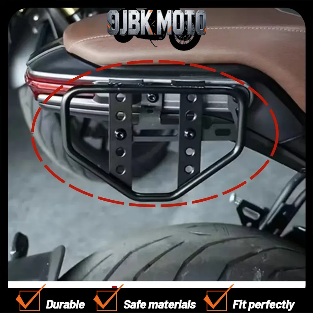 

【Perfect fit】New Fit VOGE 500AC Accessories Side Bag Holder Bracket Mount Saddle Bag Bracket For Loncin Voge 500AC AC500 500 AC