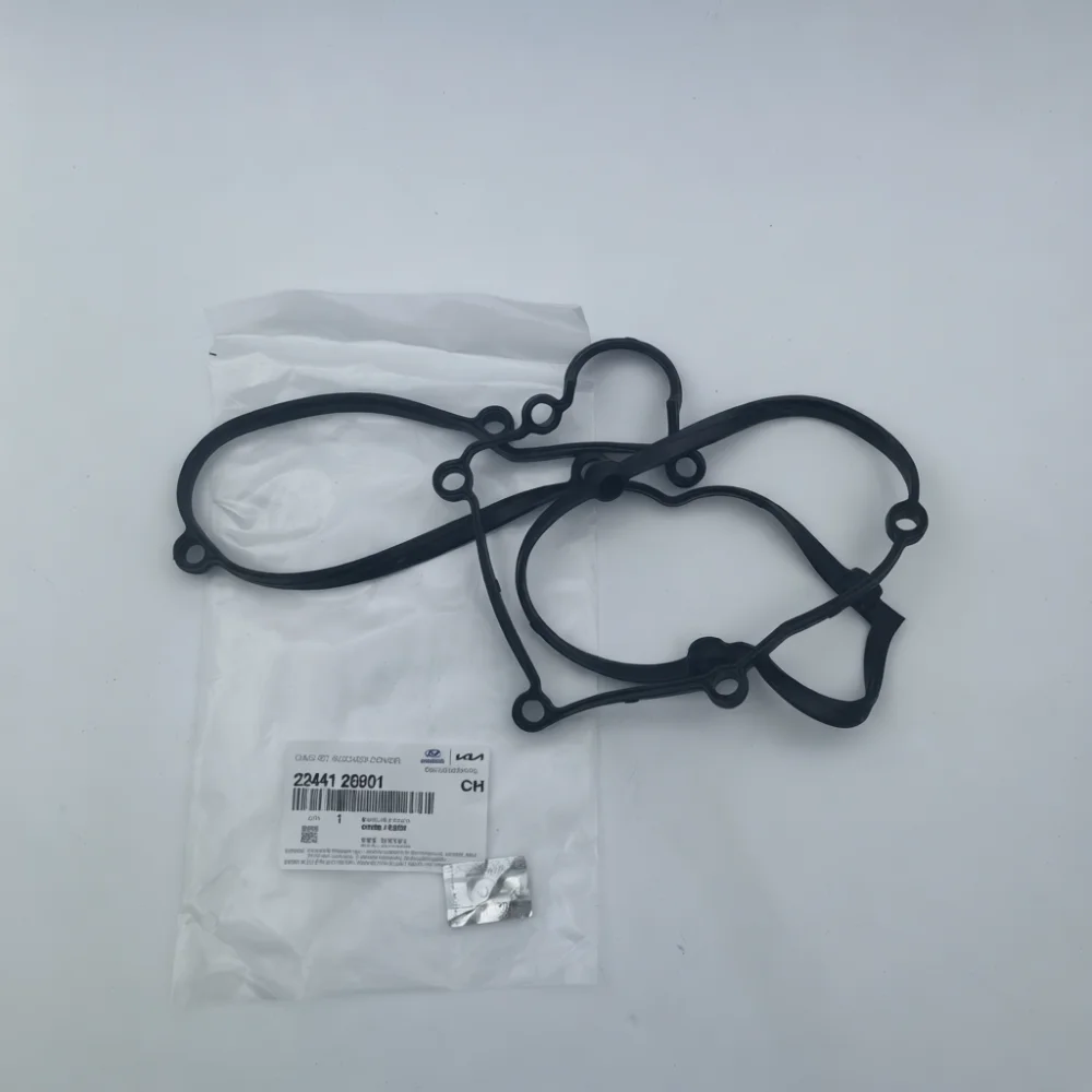 Automotive Valve Cover Gasket 224412G710 Replacement For Hyundai Kia Sealing Part Heat Resistant Engine Repair Spare Accessory