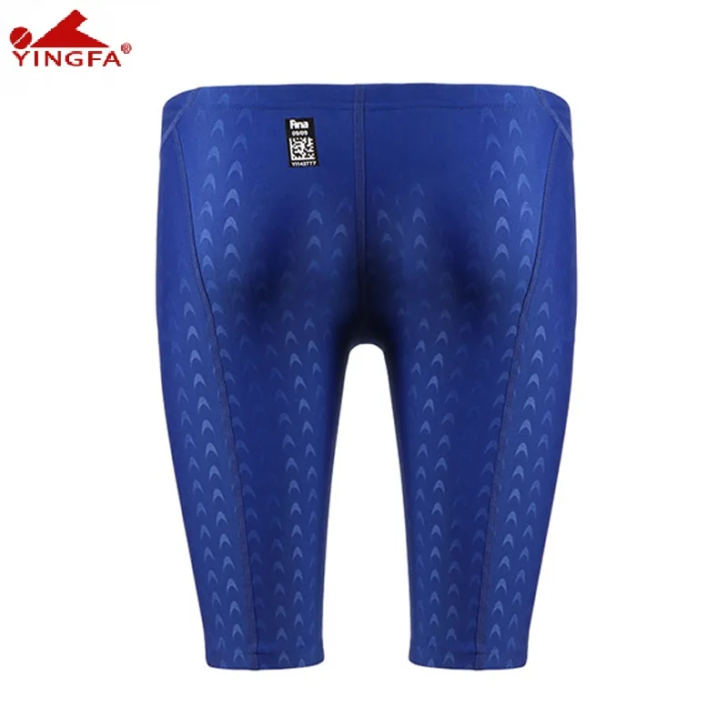 Yingfa FINA ApprovedCompetition Racing Swimwear Men Swimming Trunks Men\'s Swimming Sharkskin Swimsuit Men Training Jammer 9205