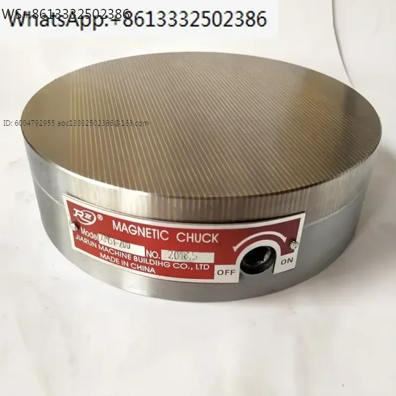 China Best magnetic chuck round 100MM 125MM 160mm 200mm 250mm 300mm 400mm Grinder Magnetic Chuck
