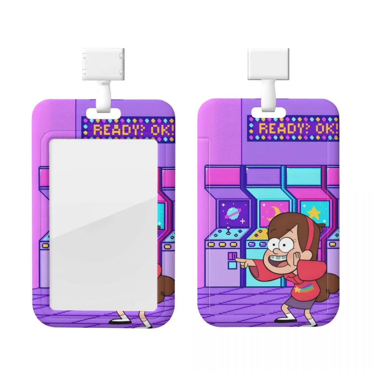 

Забавный аниме Gravity Falls держатель для бейджа для карт держатель для карт для мужчин и женщин шейный ремешок ID держатель для учетных данных для медсестры
