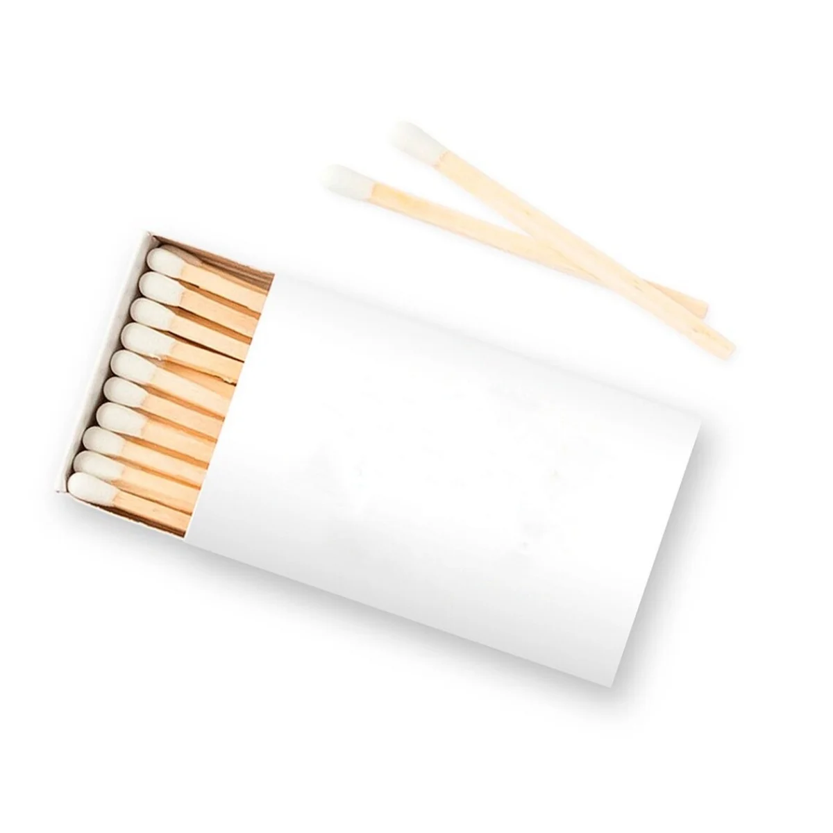 

PIECES Plain Matchboxes - White