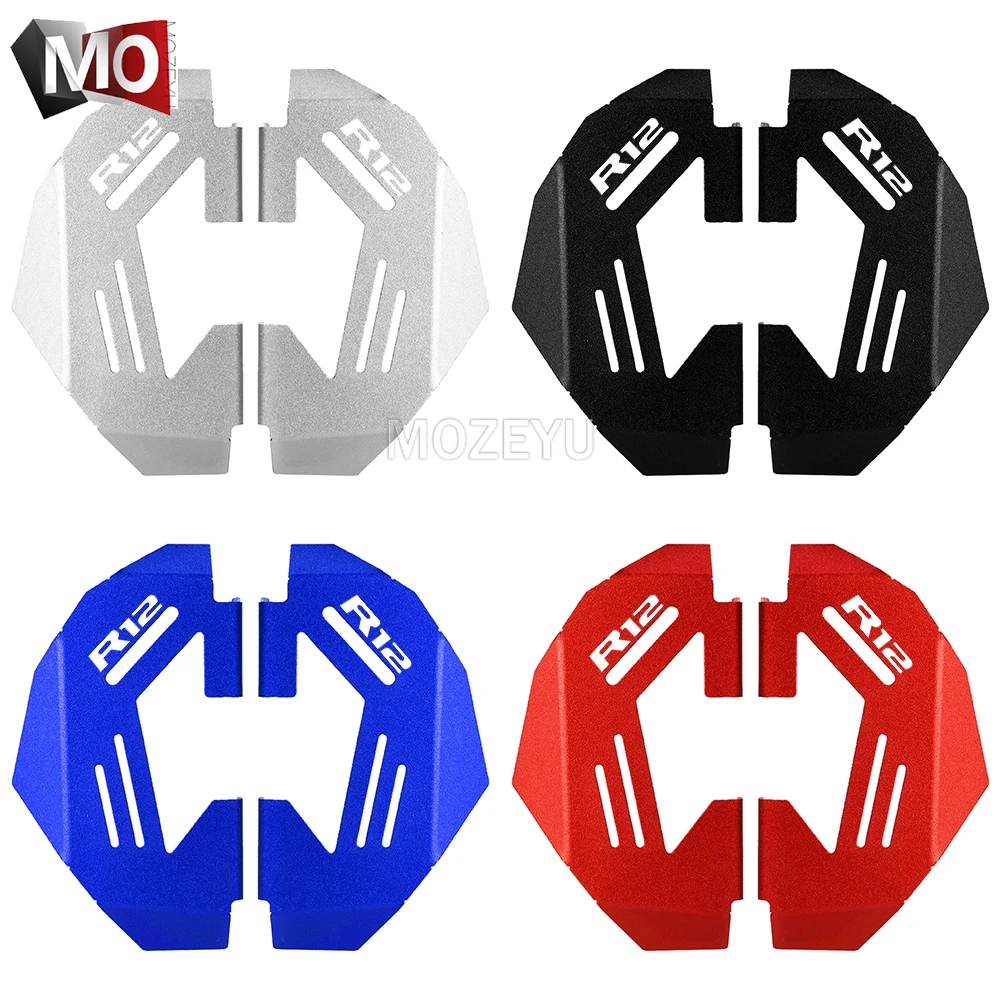 ل BMW R12 nineT R12S M1000XR M1000 XR 2024 2025 2026 دراجة نارية الجبهة الفرجار غطاء حماية حامي R nineT RnineT 2014-2023