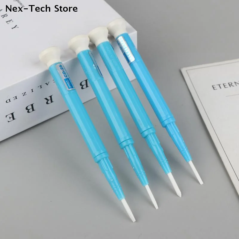 1/4PCS Blue Anti-Static Ceramic Screwdriver Set Non-Magnetic & Non-Conductive Alignment Tool Kit For Electronics Repair