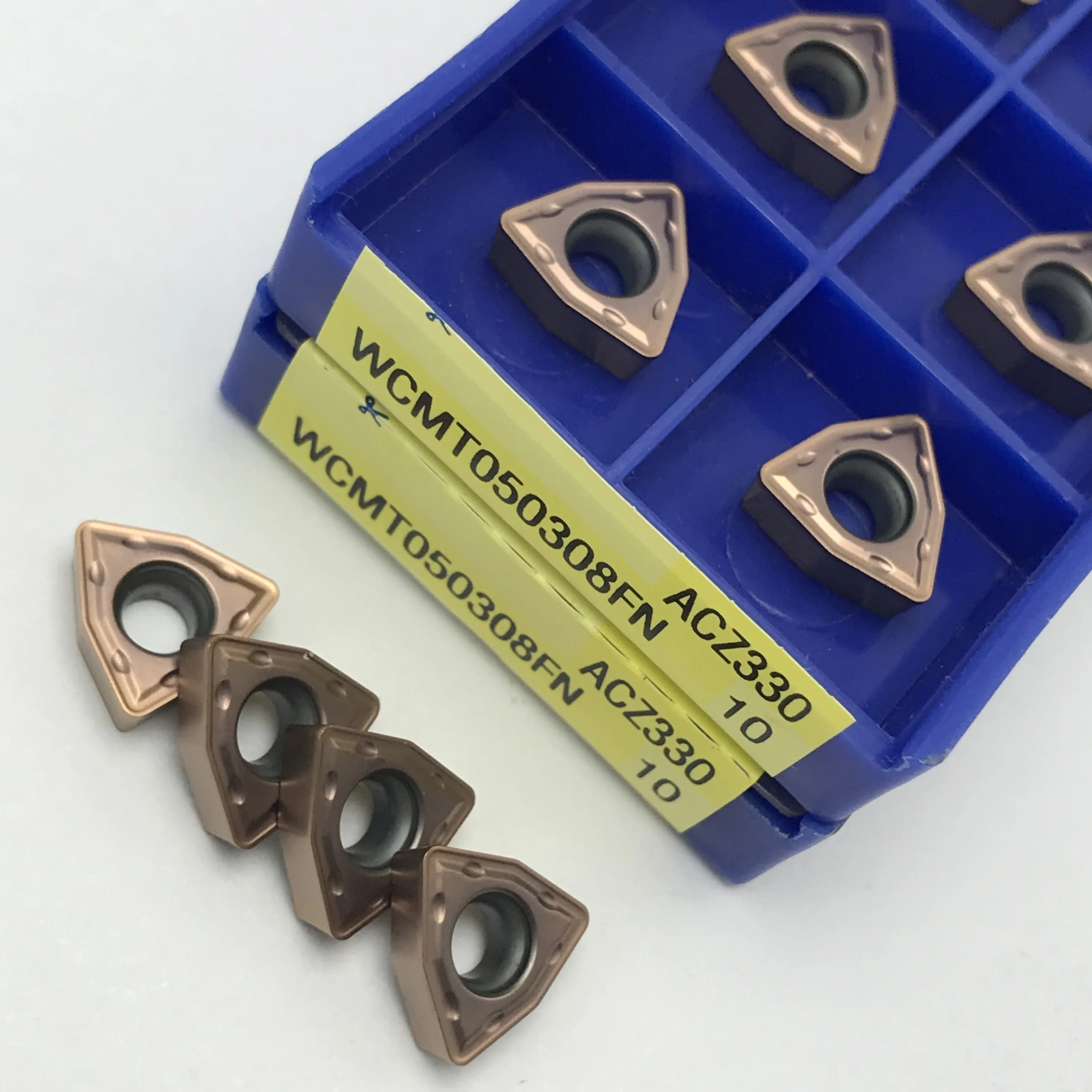 WCMX030208 WCMX040208 WCMT050308 WCMT06T308 WCMT080412 AZC330 U Drill Turning Inserts High Quality Carbide Insert CNC Lathe Tool