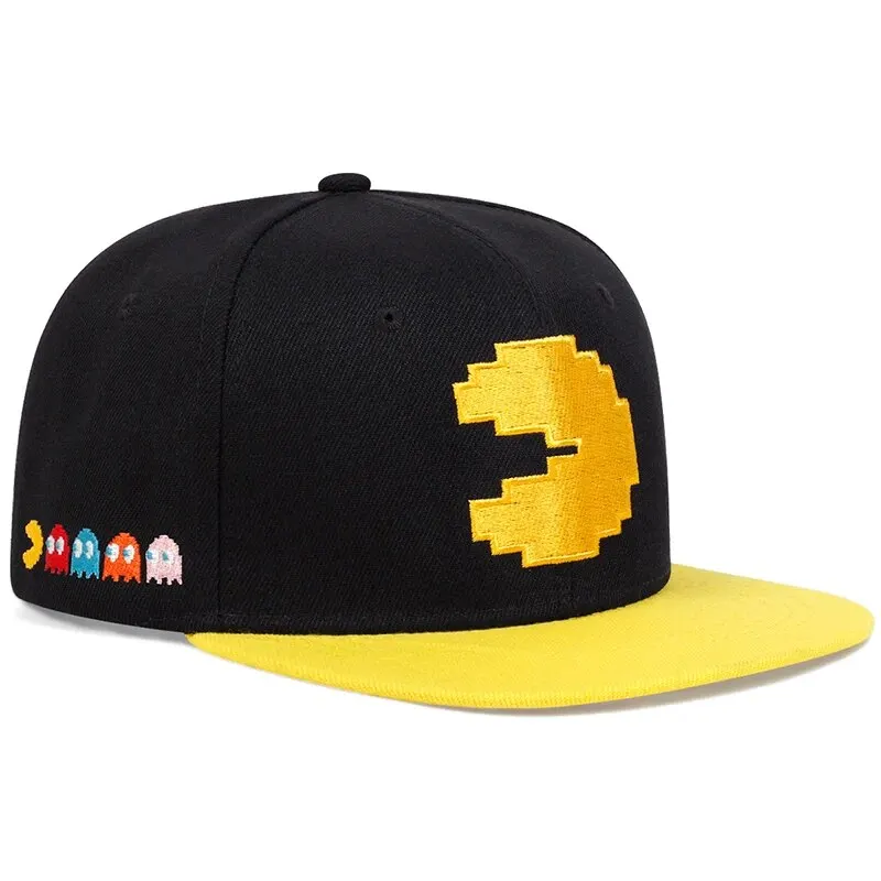 Unisex Cartoon Monster Embroidery Hip-hop Hats Spring Autumn Outdoor Adjustable Casual Baseball Caps Sunscreen Hat