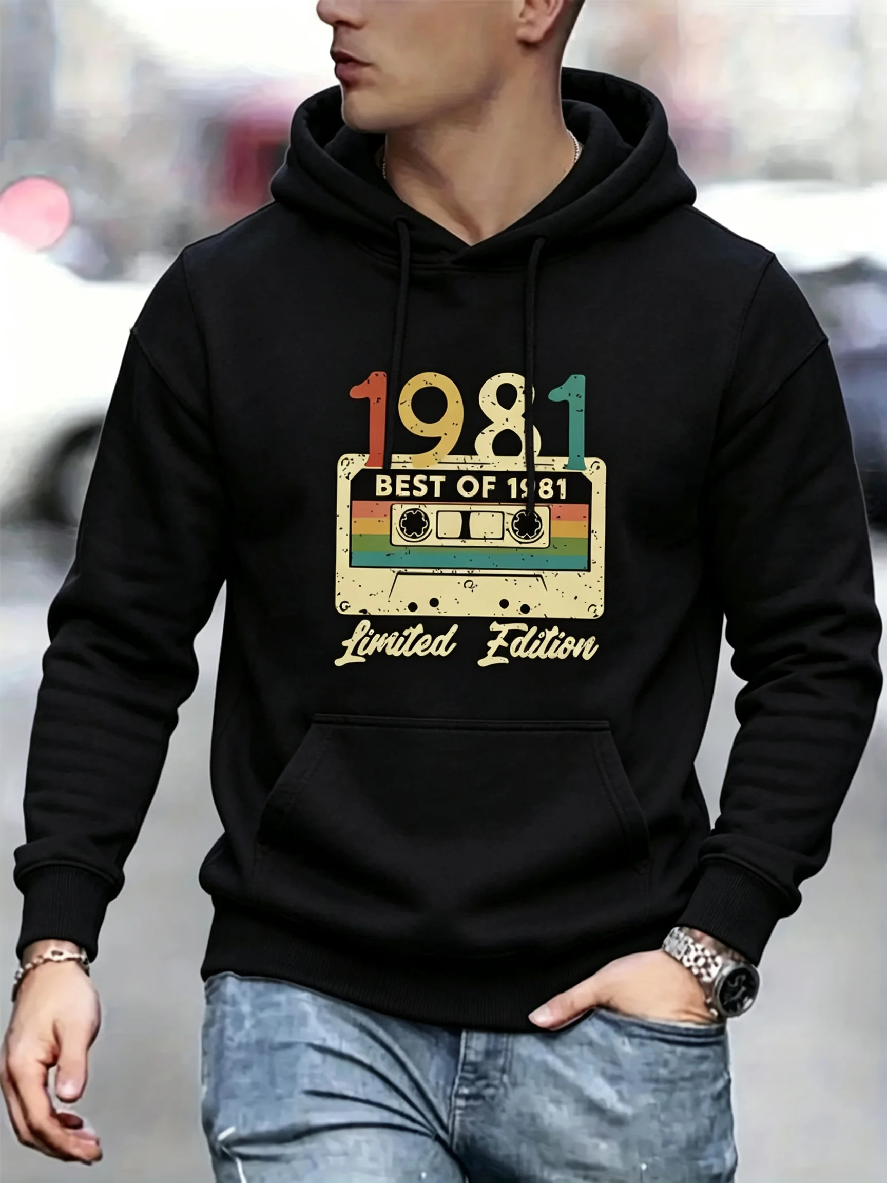Nova camiseta masculina casual, estampada, confortável e respirável para uso diário. Hoodies de streetwear para homens, promoção de roupas com capuz