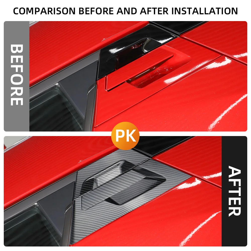 For Toyota C-HR CHR 2016-2022 Front Rear Car Outer Door Handle Catch Cover trim Cap Door Bowl Protection Sticker