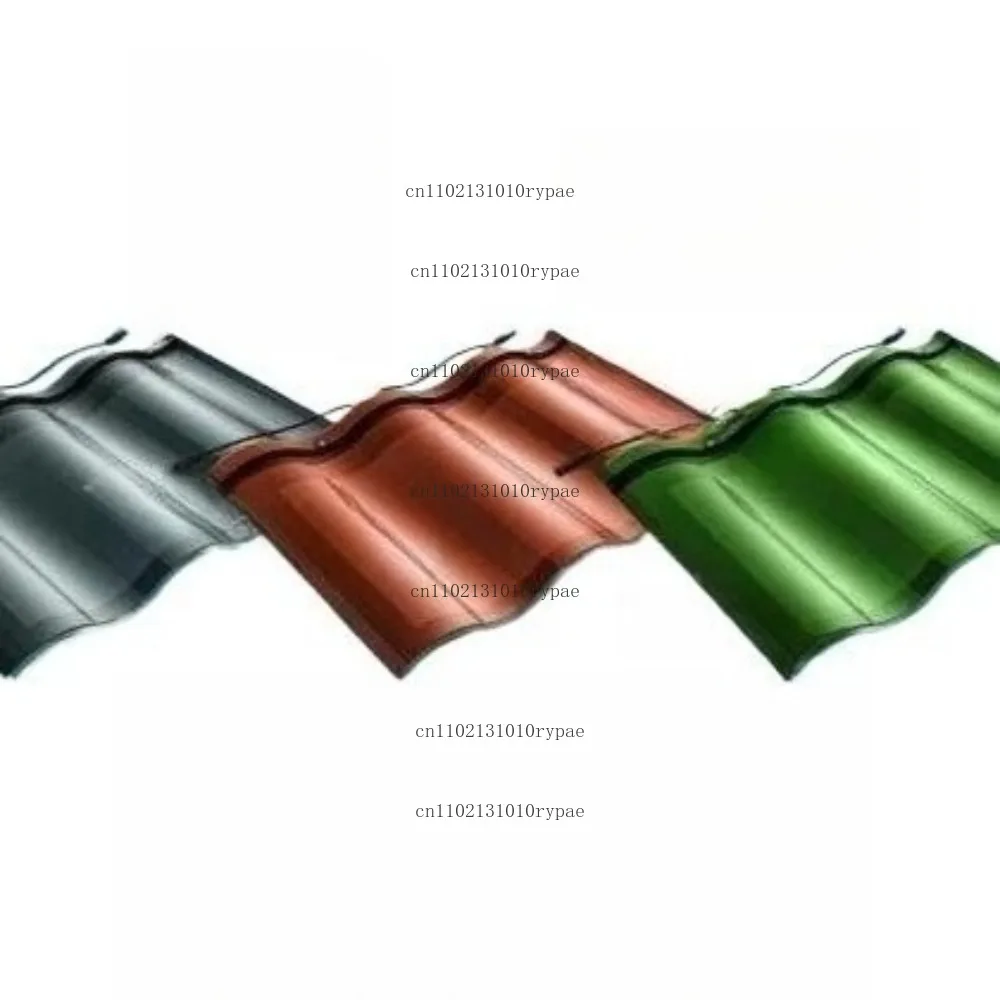 New roof three-layer waterproof Hantile curved Hantile photovoltaic power generation board household building photovoltaic