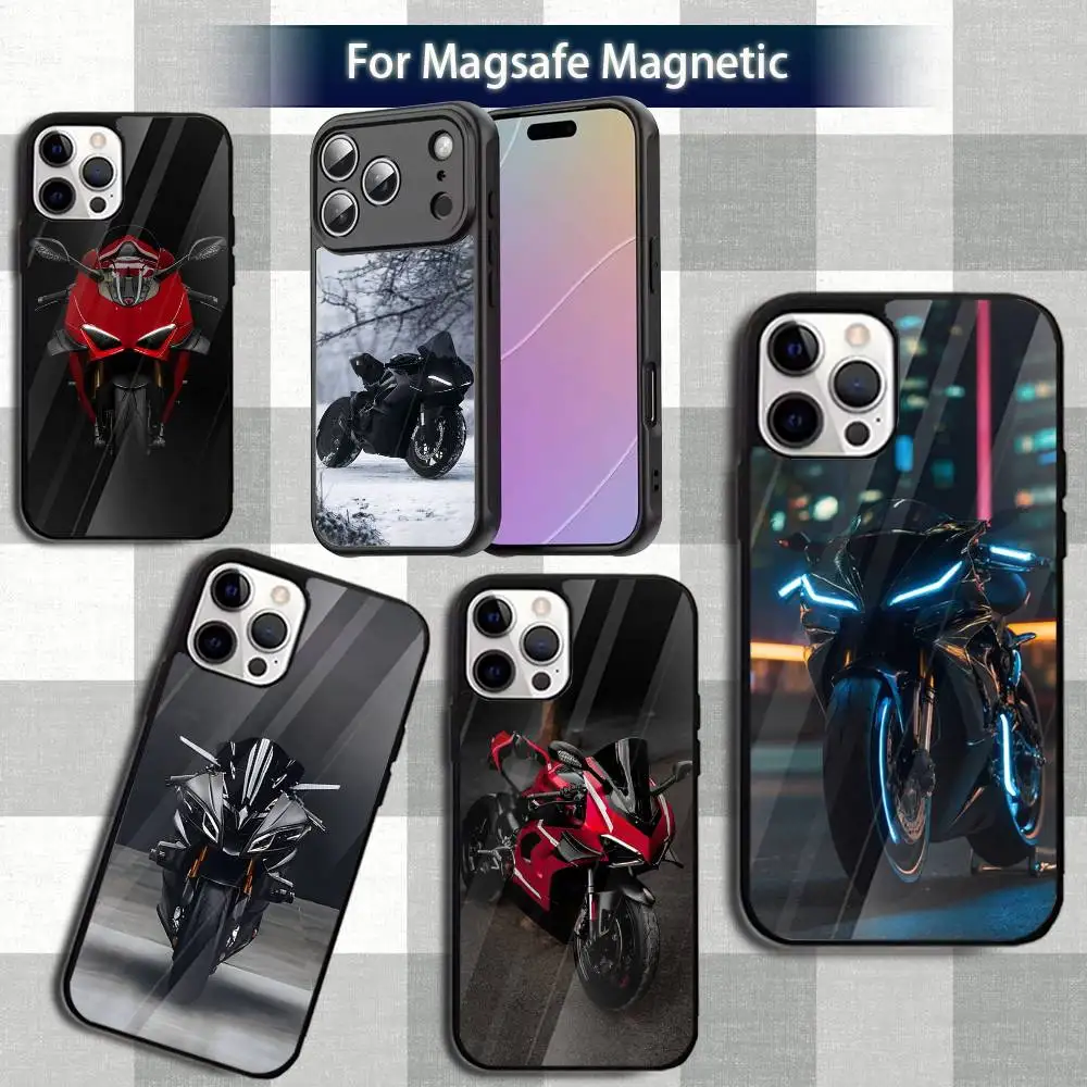 

D-DucatiS P-Panigale V4 Phone Case For iPhone 13,12,15,17,11,16,14,Pro,Max,Plus,Mini,Magsafe,Magnetic Wireless Charging Case