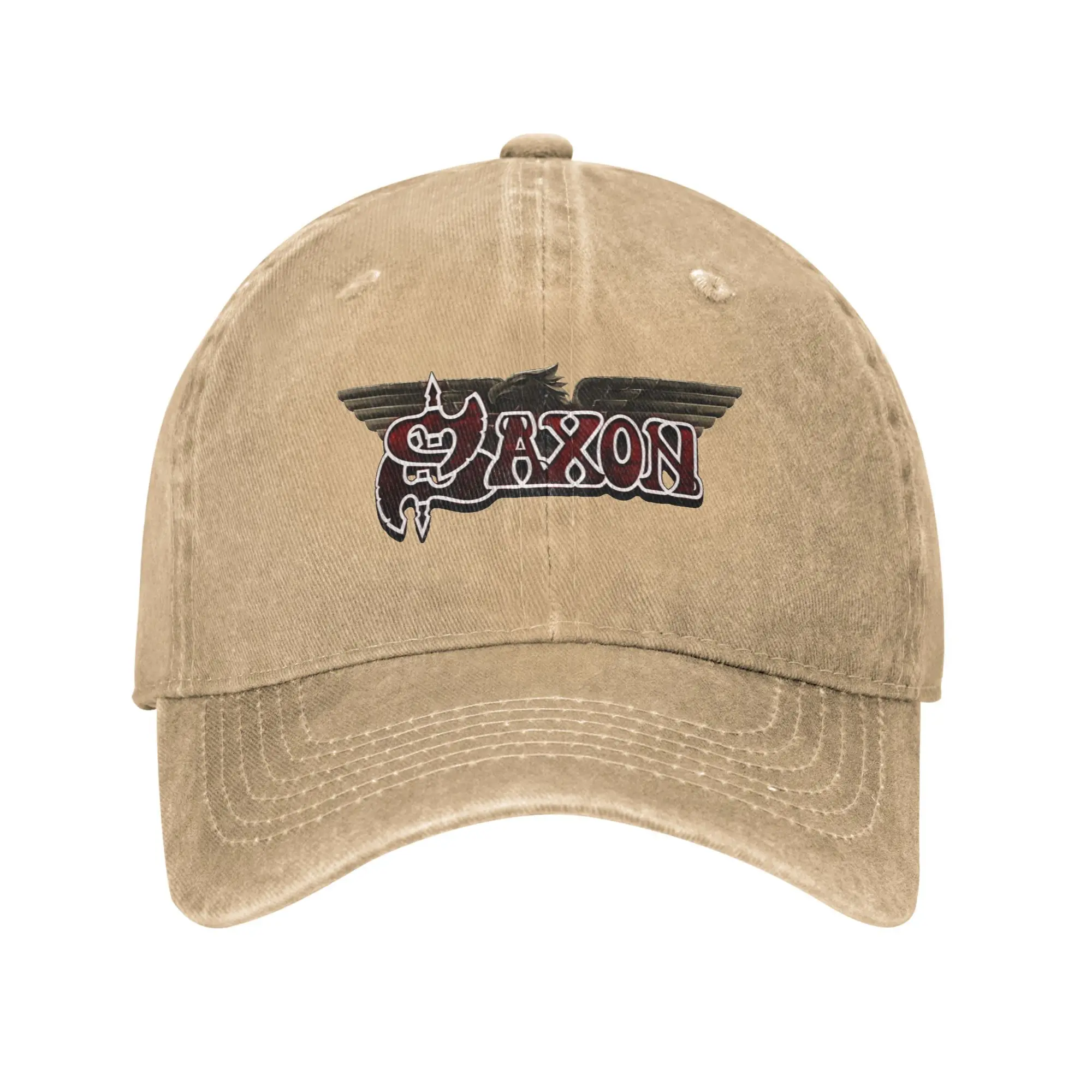 

Бейсбольная кепка Saxon Logo Saxon Vintage Rock Heavy Metal Band, летняя шляпа дальнобойщика, солнцезащитный крем, теннисная кепка для скейтбординга, бейсболки унисекс