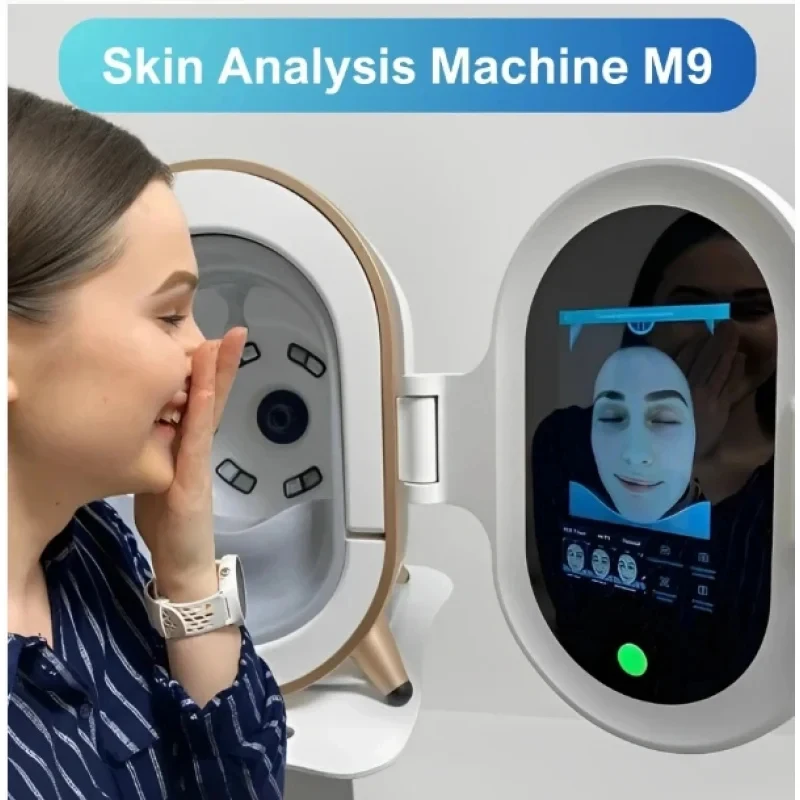 M9 Magic Mirror Max Skin Detection Equipment 12 Types of Skin Analysis WiFi Connected Beauty Instrument Shooting Skin Analyzer