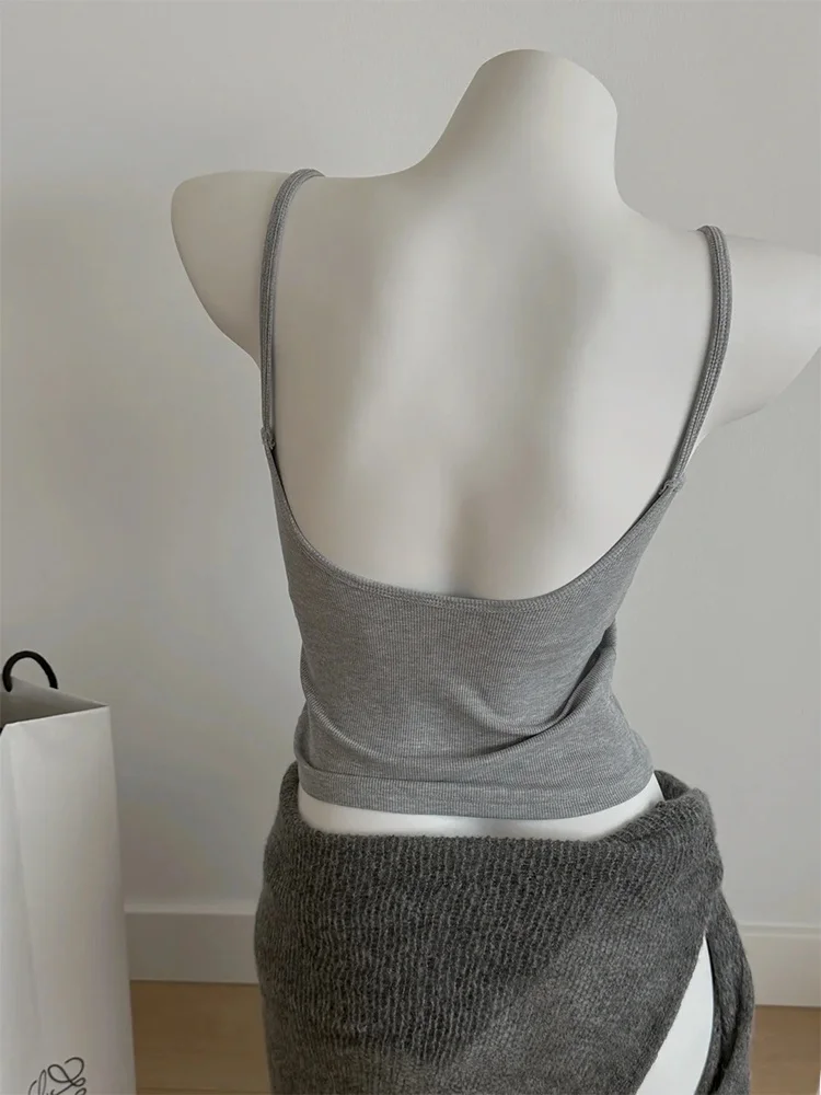 

ay One-Piece Bal Bra Vest Women's Inner Strap Yoga Pilates Vest with Chest Pad ort Casual Sle Summer Daily Wear