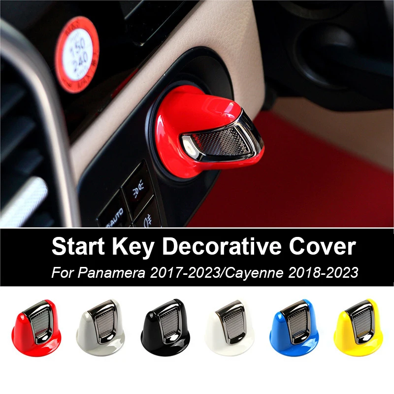 

Автомобильное зажигание, кнопка остановки двигателя, ручка, кронштейн, декоративная накладка для Porsche Cayenne 9YA 1, Panamera 971 2018-2023