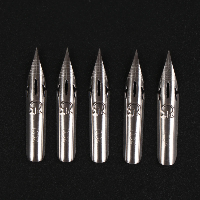 5Pcs Retro Dipped Tip G Nib Metal English Calligraphy Stationery Office School Supplies Writing Supplies