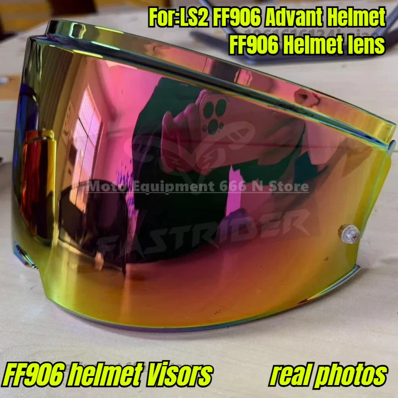

LS2 FF906 Advant Helmet Lens FF906 Red Visors Casque Lens Replacement Motorcycle Accessories