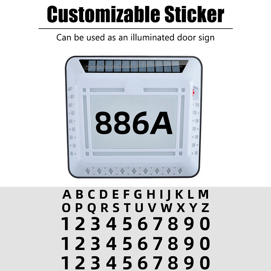 새로운 태양 LED 도어 라이트 USB 충전식 따뜻한 빛 도어 라이트 안뜰 정원 지역 장식에 대 한 야외 벽 조명