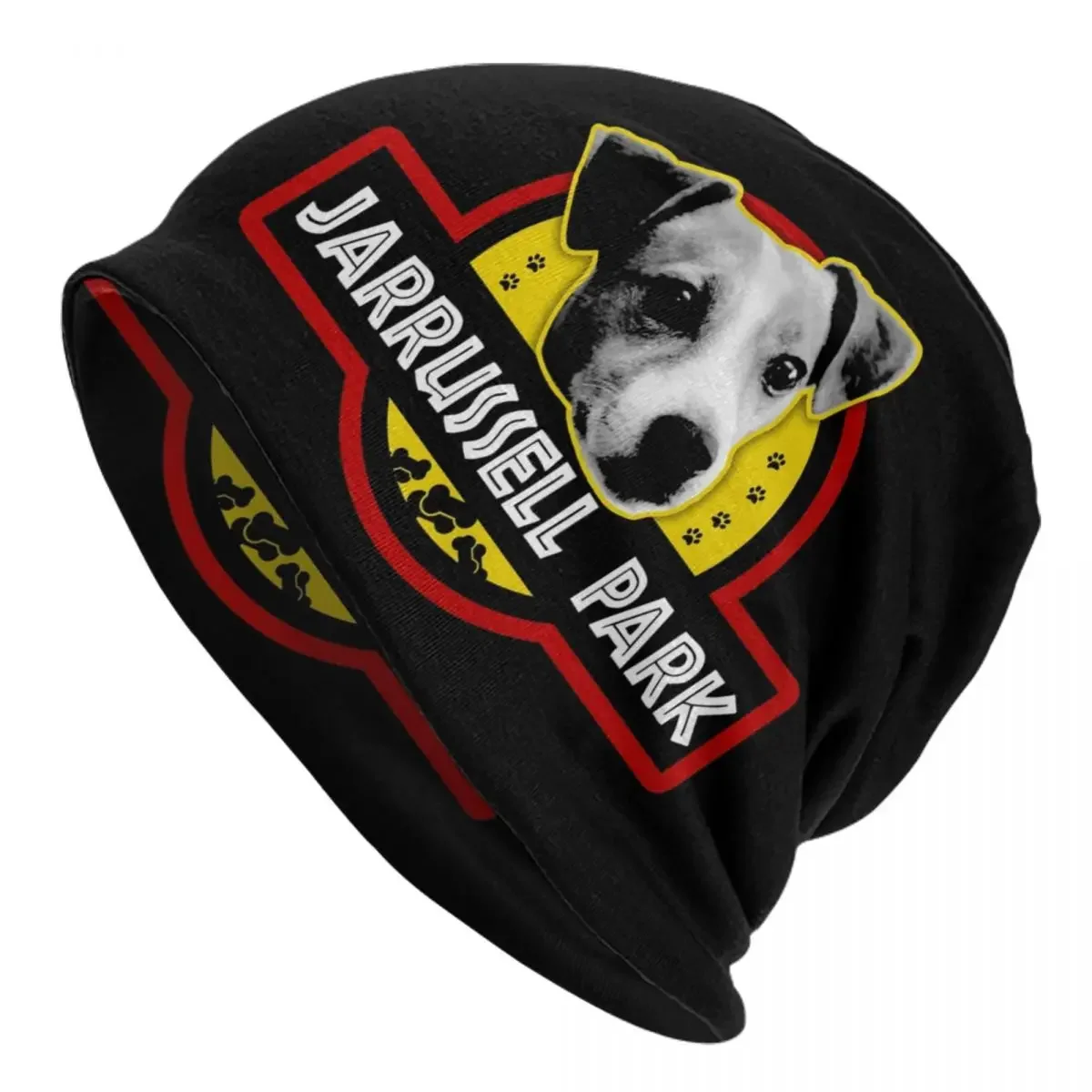 Jarrussell Park Jack Russell Terrier Dog Bonnet Hats Cool Knitting Hat For Men Women Warm Winter Animal Skullies Beanies Caps