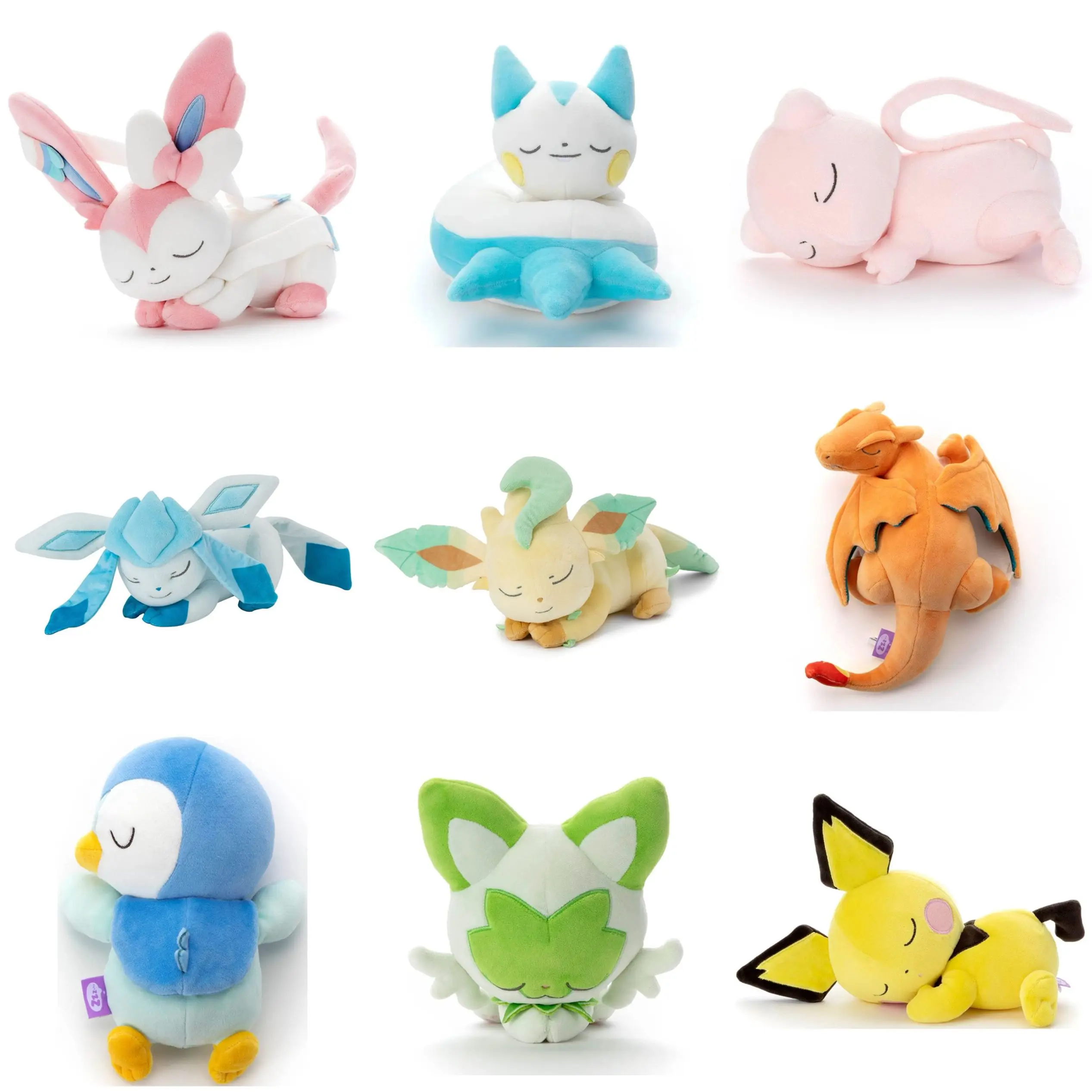 

Новая плюшевая серия для сна Pokemon Pikachu Gengar Charizard Sprigatito Glaceon Leafeon Sylveon, мягкая кукла Peluche, аниме-игрушки