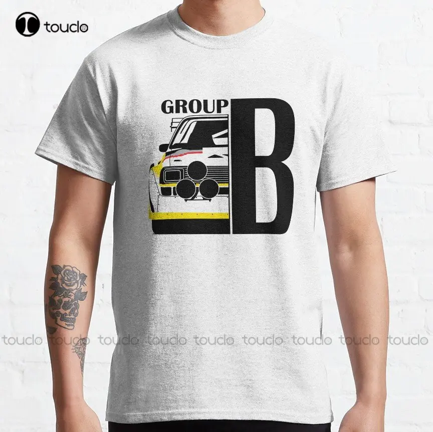 Sport-Quattro Group B German Car Rally Rally Racing Classic T-Shirt Pride Shirt Digital Printing Tee Shirts Custom Gift Xs-5Xl