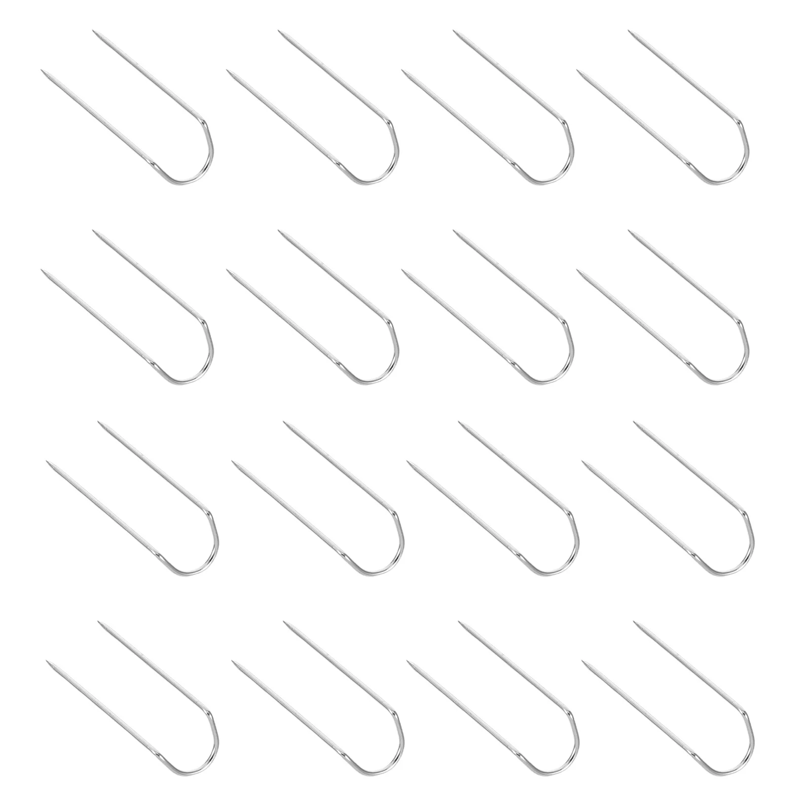 

400Pcs Stainless Steel U Shaped Pins Stable Fork Quilting Pins for Fabric Positioning Patchwork Needlecrafts Crafts