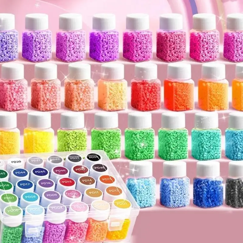 

H8WB Plastic Beads Art Set For Kids Teens Adults Crafting Educational Activity