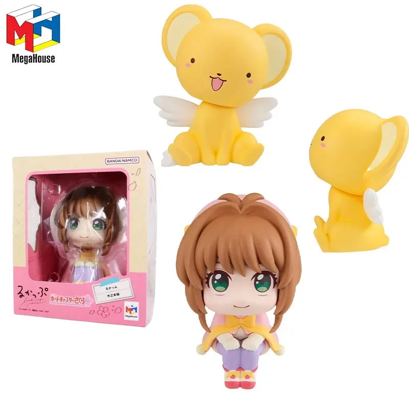 

MegaHouse Genuine Look Up Card Captor Anime Figure KINOMOTO SAKURA CERBERUS Action Toys Kids Christmas Gift Collectible Model