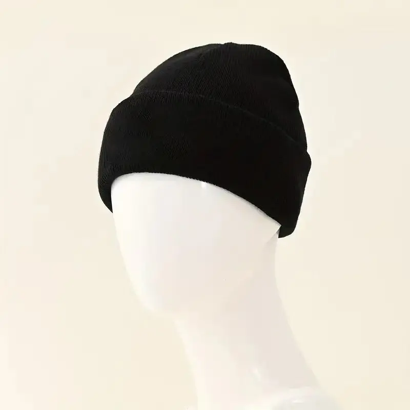 Men and Women New Design Trendy Versatile Autumn Winter Warm Guitar Print Knitted Hat Outdoor Commuting Cold-proof Knitted Hat