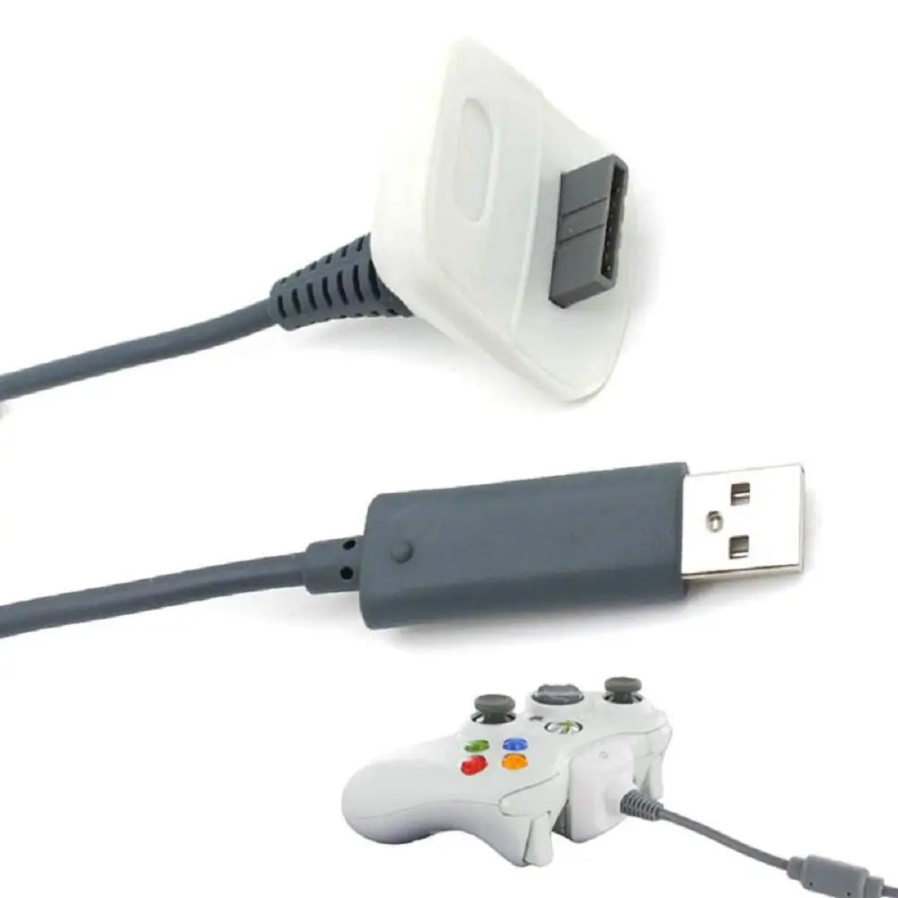 

1.8 Meters Magnetic Ring USB Charging Cable for Xbox 360 Controllers Handle Charging Cable Data Connection Cable