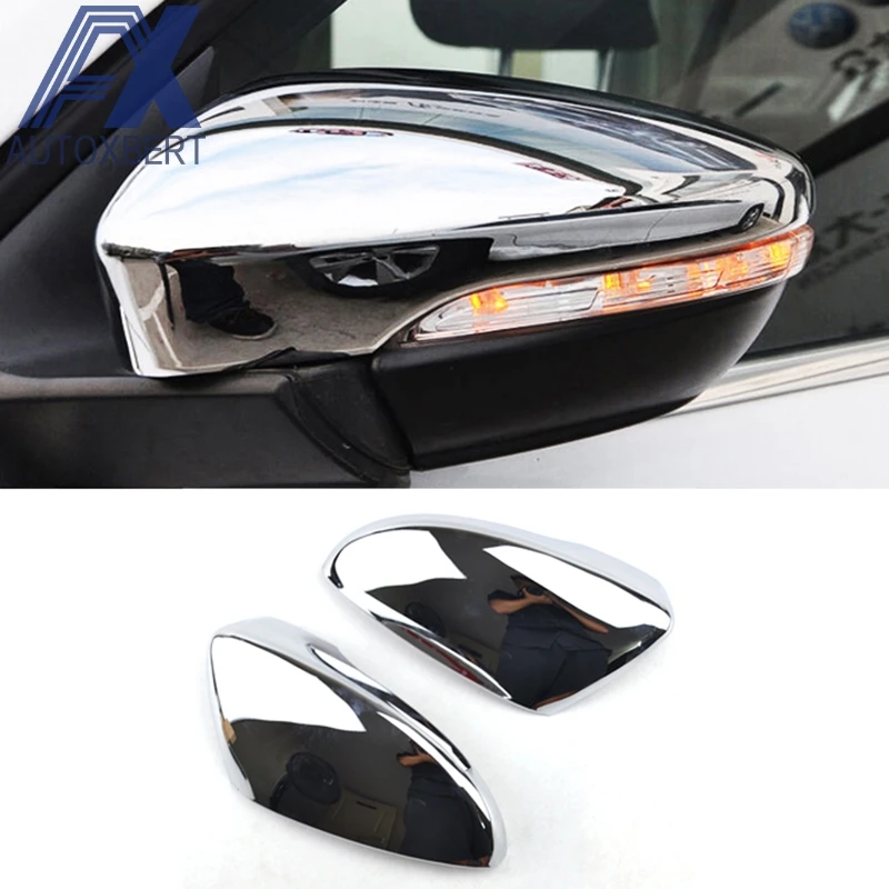 Door Side Wing Mirror Chrome Cover Fit For VW Scirocco MK3 Passat B7 Jetta A6 EOS Car Rear View Trim Accessories