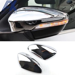 Door Side Wing Mirror Chrome Cover Fit For VW Scirocco MK3 Passat B7 Jetta A6 EOS Car Rear View Trim Accessories