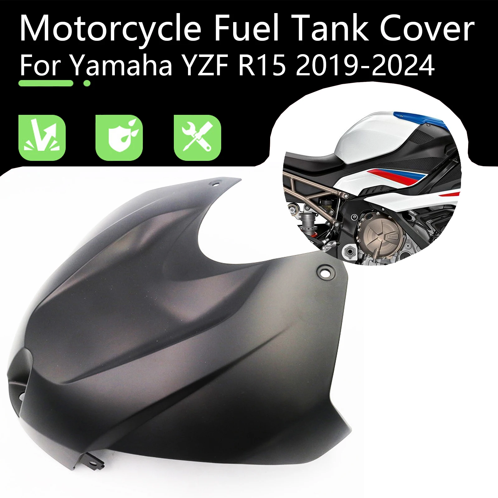 Motorcycle Fuel Tank Airbox Cover Front Fairing Exterior Accessories ABS Carbon Paint Injection for BMW S1000RR 2015-2018