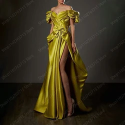 Elegant Long Evening Dresses for Women Off the Shoulder Floor-Length Mermaid Prom Party Wedding Gala Special Events Dress 2024