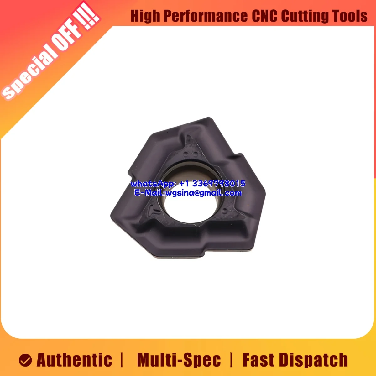 

Оригинальные токарные пластины TOHT TOHT07 TOHT0703 04-R-NDJ AH725