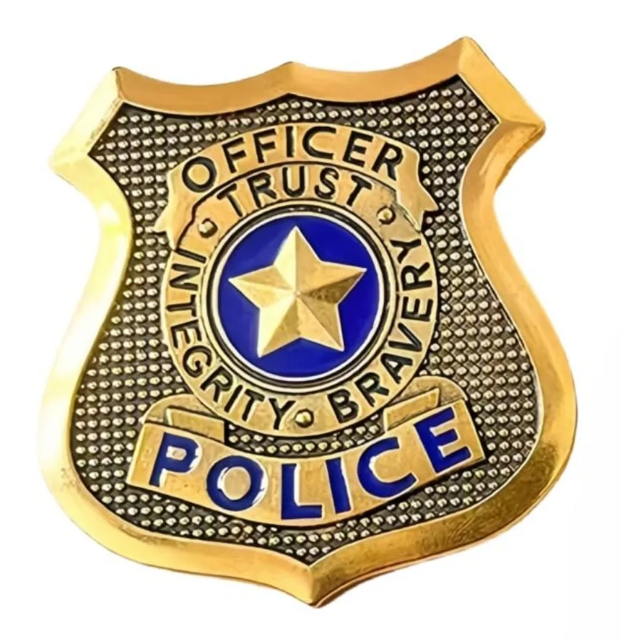 

Police Cosplay PropsSheriff Badge Cop Badge Pin Gift for Police Cosplayers